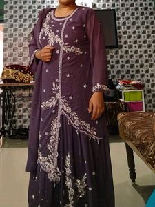 Lovender Gown With Koti