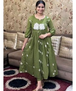 Green Kurta Set