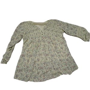 Yellow Short Kurti/Top