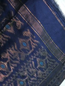 Beautiful Navi Blue Noyakhali Jamdani