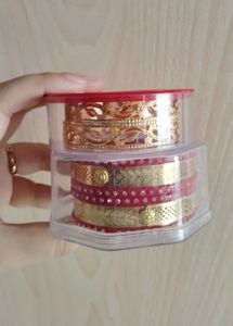 DAILY WEAR GOLDEN BANGLES 🥰- 2 PCS SET