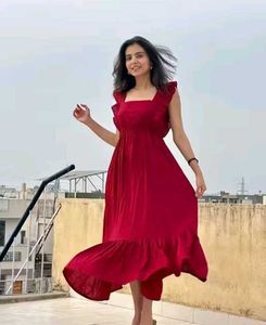 Trending Maroon dress for women's n