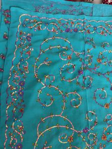 Embroidered Saree