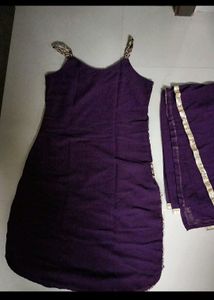 Purple Colour Kurta
