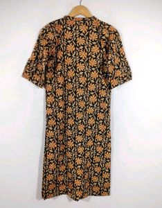 Black Printed Kurtha