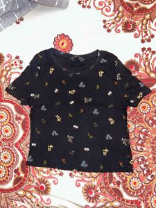 M&S Printed Crop Top