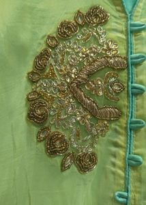 Hand Work Suit Front Open
