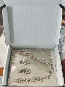 Necklace With Matching Earrings Set