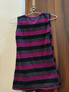 Striped Sleeveless Top