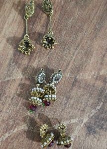 Jhumka Earrings Set
