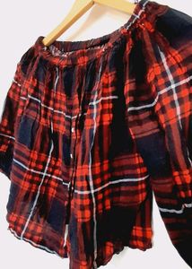 Multicolor Red Top