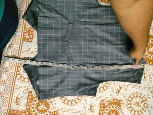 Gray Checkered Blazer