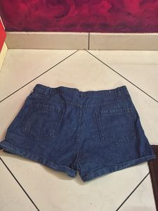 Blue Denim Shorts