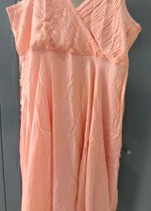 Peach Hand Painted Suit Set