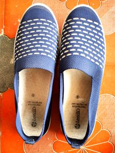 Blue Slip-On Loafers Size 8
