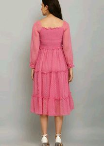 Elegance Flare A Line pink 🩷 Women Dress