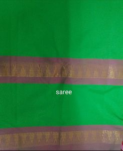 Elegant Green &amp; Pink Saree