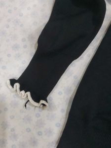 Chic Black Knit Sweater