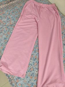 Pink Wide Leg Sweatpants🩷