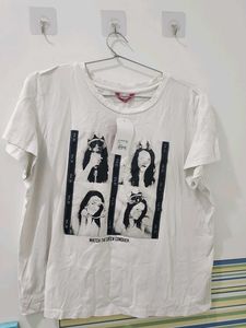 Sale Korean Graphic Print Tee