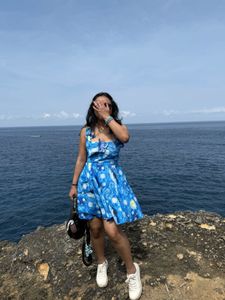 Blue Floral Sundress