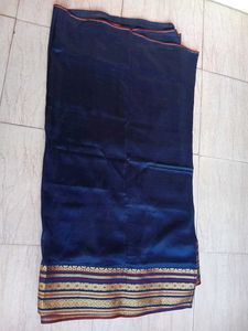 Beautiful Navy Blue Silk Saree 💙