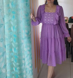 Lavender Colour Dress