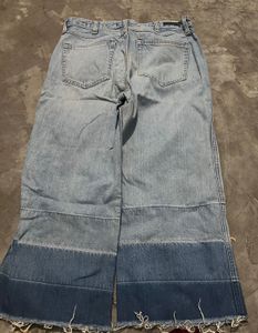 Wide Leg Denim Jeans