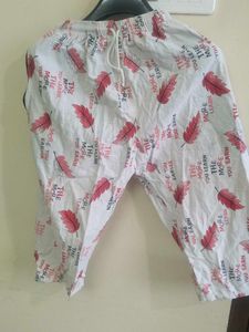 Patterned Capri Pants