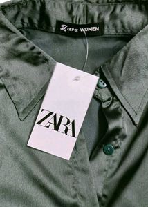 ZARA SATIN SHIRT (NEW)