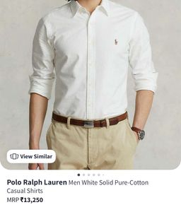 Ralph Lauren White Oxford Shirt
