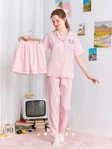 Cute Pink Pajama Set