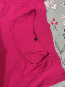 Pink Racerback Tank Top