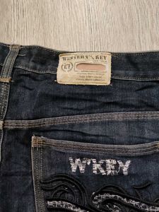 Ma1559 Western key bootcut jeans waist 38