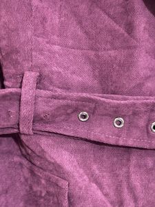 Stylish Purple Sleeveless Dress