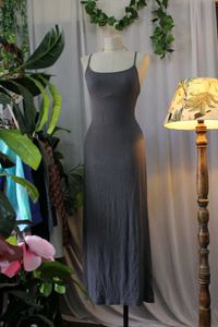 H&amp;M Gray Slip Dress