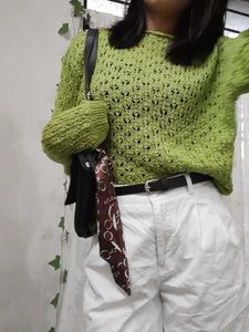 Green Knit Sweater