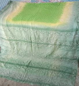 5 BRAND NEW Bandhani silk saree Set &amp; ready fall