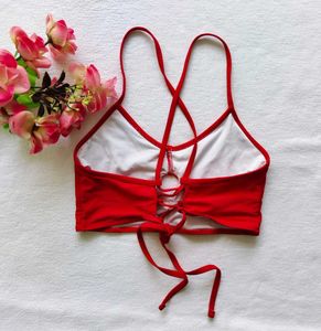 Shein :  Red Crop Top