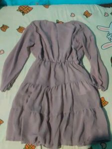 Zara Pink Chiffon Mini Dress