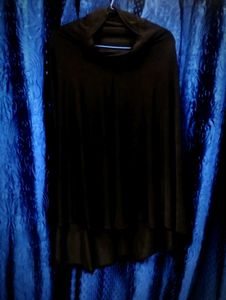 Hijab(Ehraam) ,Black, +black Strechable Sleeves