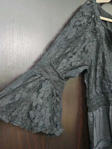 Elegant Black Lace Dress