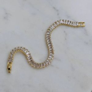 Baguette Tennis Bracelet Anti-tarnish