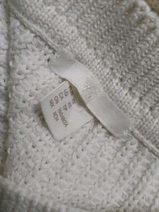 H&amp;m Cream Knit Pullover