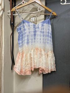 Dye print tunic