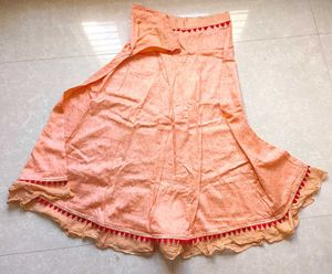 Aaheli Darshikha Peach Lehenga Coverup XXL