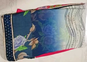 Floral Print Saree