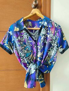 Floral Print Short Sleeve Shirt
