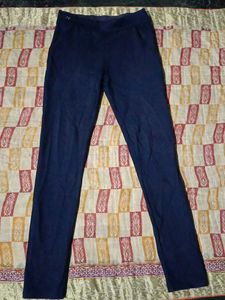 Navy Blue Slim Fit Pants