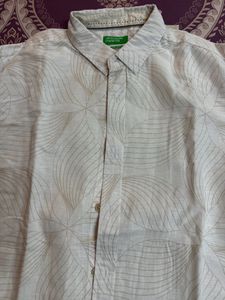 Ucb White Pure Linen T-Shirt